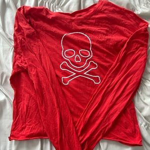 Skull Long Sleeve shirt From SOULCYCLE